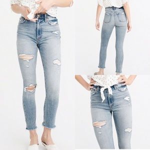 High rise jeans